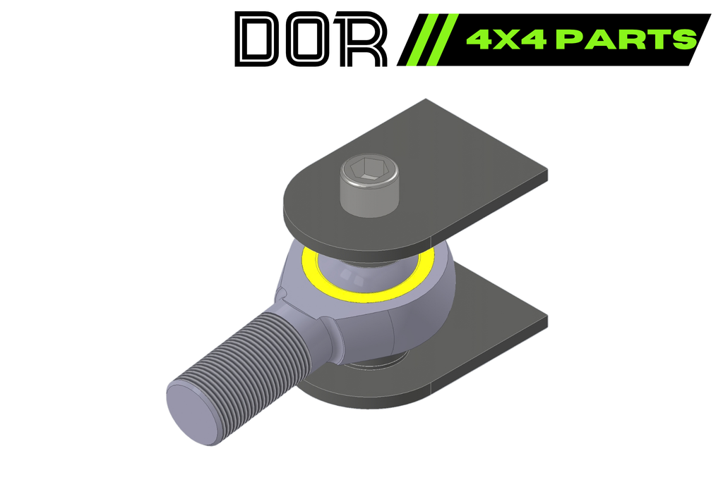 3" Flachlaschenhalterung M16-Bohrung