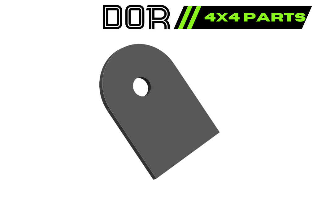 3" Flachlaschenhalterung M16-Bohrung
